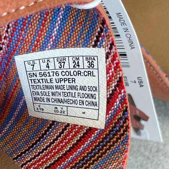 NEW Skechers Women's Size 7 Granola Sandal Luxe Foam Coral Slide - Picture 5 of 7